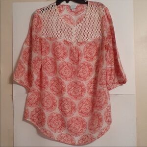 Calypso St. Barth - 3/4 Sleeve Silk Blouse - XL